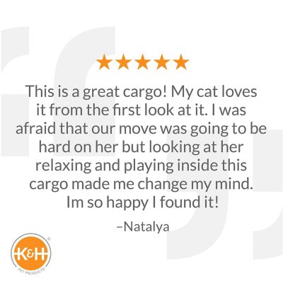 Image showing 7 th K&H Pet Products Polyester Travel Safety Pet Carrier