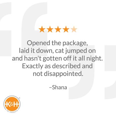 Image showing 6 th K&H Pet Products Self-Warming Pet Pad Pillow Pet Bed