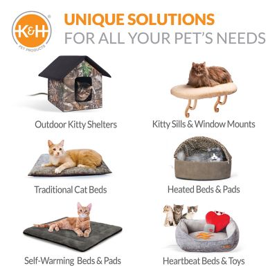 Image showing 7 th K&H Pet Products Self-Warming Pet Pad Pillow Pet Bed