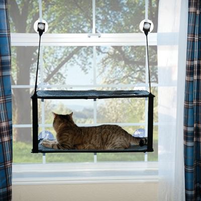 K&H Pet Products EZ Mount Kitty Sill Double Stack Cat Window Bed