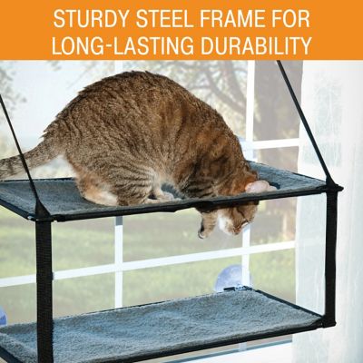 Image showing  EZ Mount Kitty Sill Double Stack Cat Window Bed