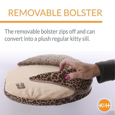 Image showing  Deluxe Kitty Sill Cat Window Bed with Bolster