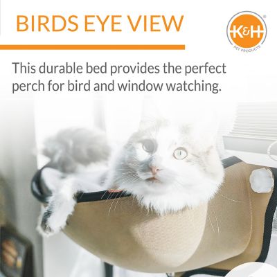 Image showing  EZ Mount Window Bed Kitty Sill 27 x 11 x 6 Inches