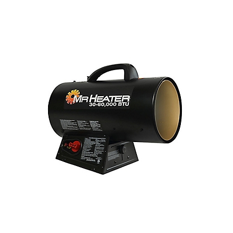Mr. Heater 60,000 BTU Quiet Burner Technology Forced Air Propane Heater