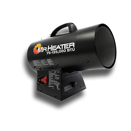 Mr. Heater 125,000 BTU Quiet Burner Technology Forced Air Propane Heater
