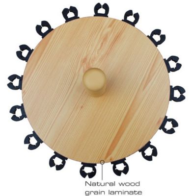 Image showing 9 th Rush Creek Creations 16-Rod Round Fishing Rod Storage Rack