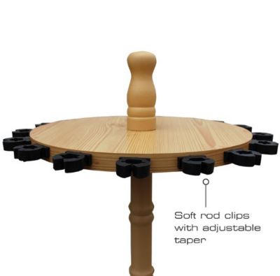 Image showing 10 th Rush Creek Creations 16-Rod Round Fishing Rod Storage Rack