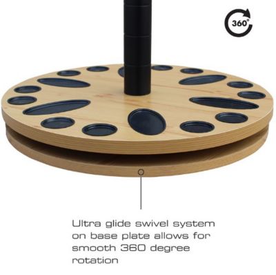 Image showing  24-Rod Round Spinning Rod Storage Rack