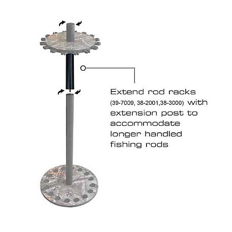 Rush Creek Creations 16-Round Fishing Rod Rack, Realtree Xtra at Tractor  Supply Co.