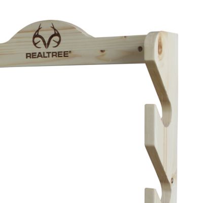 Image showing  4-Gun Wall Storage Gun Rack, 20.85 in. x 3.5 in. x 28.54 in., Realtree Camo