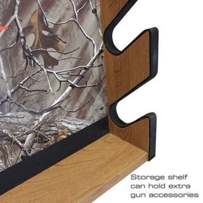 Image showing  4-Gun Wall Storage Gun Rack, 20.88 in. x 5 in. x 21.5 in., Realtree Xtra Camo