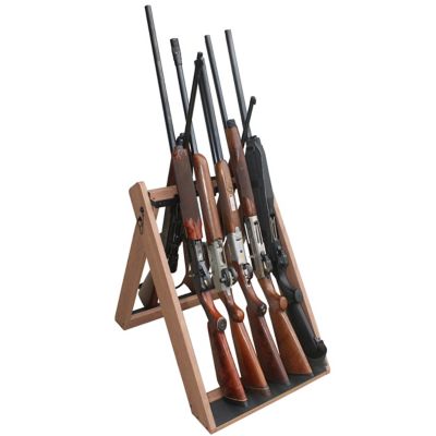 Rush Creek Creations Deer Camp 10-Gun Folding Portable Storage Rack