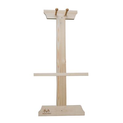 Image showing  Realtree 1-Crossbow and 10-Arrow Wall Wood Storage Rack