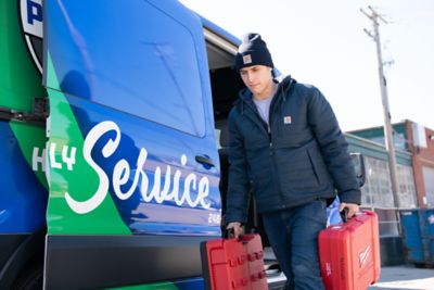 Image showing 3 th Carhartt Men's Rain Defender Relaxed Fit Lightweight Insulated Jacket