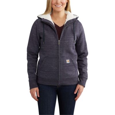 Carhartt Womens Boyne Jacket Hooded Zip-Front Fleece XS 100052 In Stock $65
