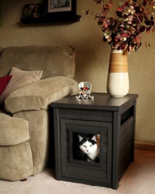 Image showing 10 th Habitat 'n Home Standard Litter Loo Covered Cat Litter Box, Espresso