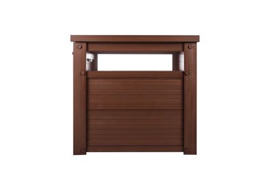 Image showing  Standard Litter Loo Covered Cat Litter Box, Russet