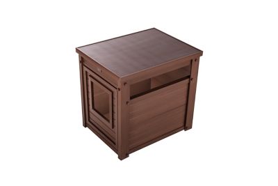 Image showing 6 th Habitat 'n Home Standard Litter Loo Covered Cat Litter Box, Russet