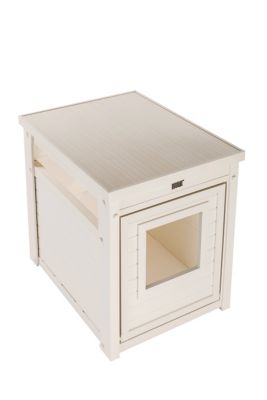 Image showing 5 th Habitat 'n Home Standard Litter Loo Covered Cat Litter Box, Antique White