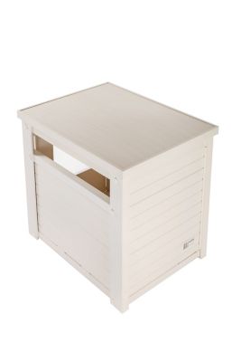Image showing 6 th Habitat 'n Home Standard Litter Loo Covered Cat Litter Box, Antique White