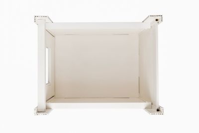 Image showing 7 th Habitat 'n Home Standard Litter Loo Covered Cat Litter Box, Antique White