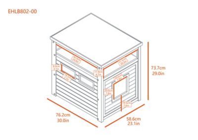 Image showing  Jumbo Litter Loo Covered Cat Litter Box, Antique White