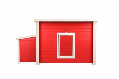 Image showing  ecoFLEX Fontana Chicken Barn, 4 to 6 Chicken Capacity, Red