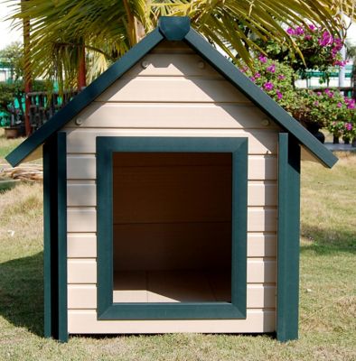 Image showing  ECOFLEX Bunkhouse-Style Outdoor Dog House, Large 36.4 D x 31.3 W x 36.2in. H