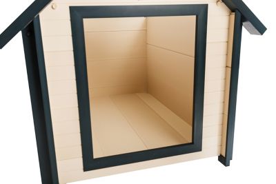 Image showing 8 th New Age Pet ECOFLEX Bunkhouse-Style Outdoor Dog House, Large 36.4 D x 31.3 W x 36.2in. H