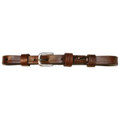 Image showing  1/2 in. Leather Curb Strap, Walnut