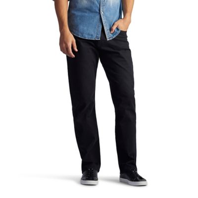 men's lee extreme motion stretch slim straight jeans