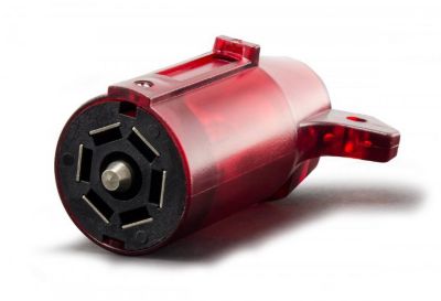Image showing 9 th Hopkins Towing Solutions 7-Blade LED Nite-Glow Trailer Side Connector