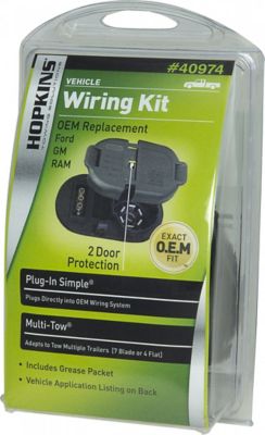 Image showing 10 th Hopkins Towing Solutions 7-Blade and 4-Flat Multi-Tow Exact Fit OE Replacement Connector