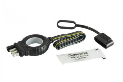 Image showing  4-Flat Endurance Easy-Pull Trailer Side Wiring Kit, 12 in.