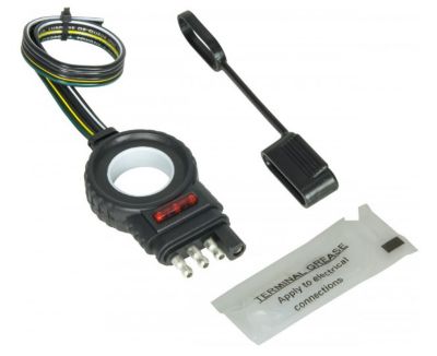 Image showing  4-Flat Endurance Easy-Pull LED Test Trailer Side Connector, 12 in.