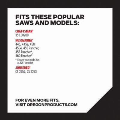 Image showing  20 in. SpeedCut Chainsaw Chain, 0.325 in. Pitch, 0.050 in. Gauge, 80 Drive Links, M80
