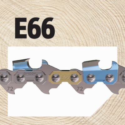 Image showing  18 in. E66 PowerCut Chainsaw Chain, 3/8 in. Pitch, 0.050 in. Gauge, 66 Drive Links