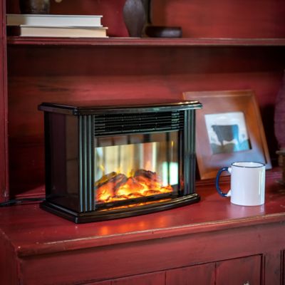 Image showing  Electric Portable Tabletop Fireplace Heater, 500 sq. ft., 5,120 BTU