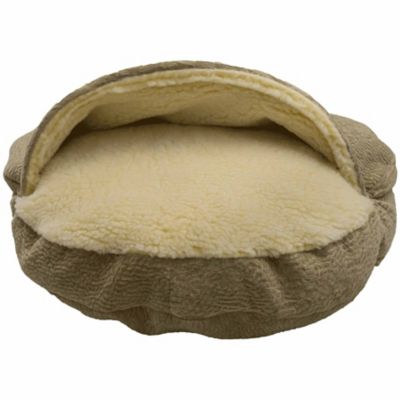 Image showing  Premium Micro Suede Cozy Cave Dog Bed