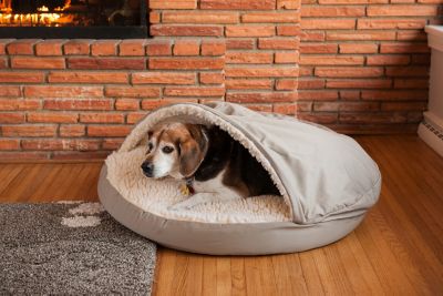 dog cave bed