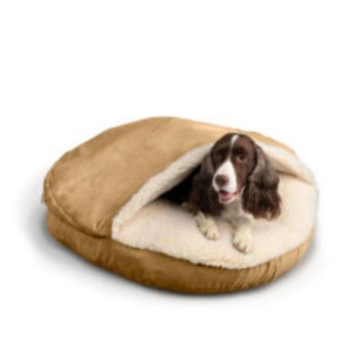 Image showing  Micro Suede Cozy Cave Dog Bed
