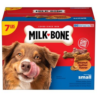 Milk-Bone Peanut Butter Flavor Crunchy Dog Biscuits, 7 lb.