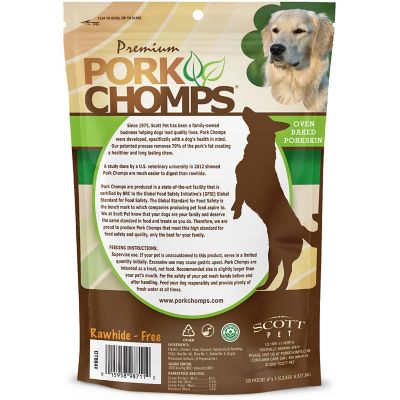 Image showing 6 th Pork Chomps 5 in. Rawhide-Free Meaty Skewers Dog Chews, 6 ct.
