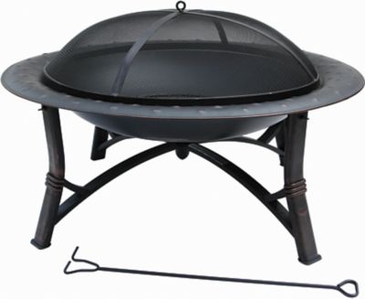 Bond 35 In Round Steel Fire Pit 50481 At Tractor Supply Co