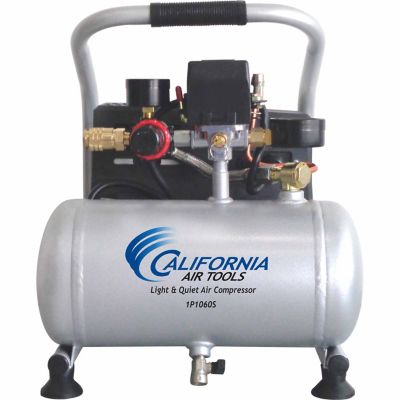 California Air Tools 0.6 HP 1 gal. Single Stage Light and Quiet Steel Tank Portable Air Compressor