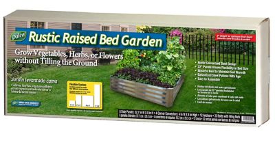 Dalen Rustic Steel Raised Bed Garden, 22.8 in. x 2 in. x 8.5 in., U-Shaped