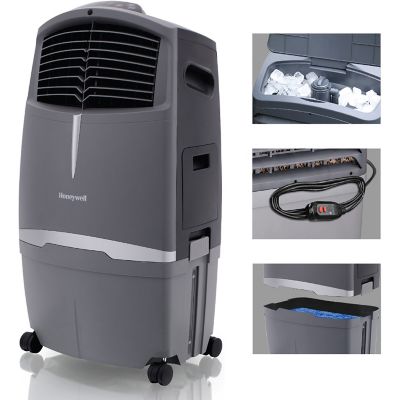 Honeywell 525 CFM Indoor/Outdoor Evaporative Air Cooler (Swamp Cooler) with Remote Control, 320 sq. ft., 288W