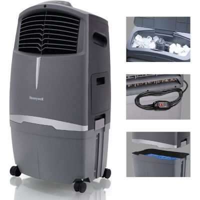 Honeywell 7.9 gal. 525 CFM Indoor/Outdoor Evaporative Air Cooler/Swamp Cooler, Remote Control, 320 sq. ft., 288W