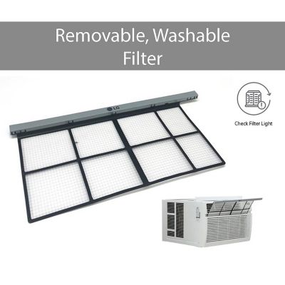 Image showing  115V Window Air Conditioner with Remote Control, 340 sq. ft., 8,000 BTU