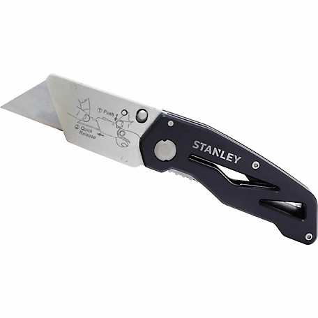 Stanley 10-855 5.75 in. Fixed Blade Folding Utility Pocket Knife